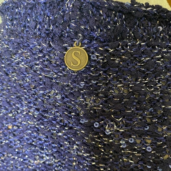 Soft Surroundings Sequin Cardigan. Size Large - Picture 4 of 6